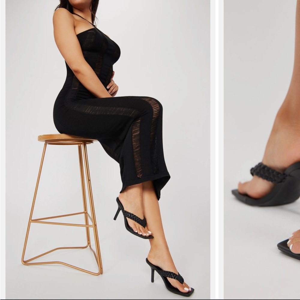 Heeled sandals from fashion nova